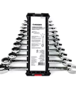 Husky Ratcheting SAE Combination Wrench Set (11-Piece) -Deals Hand Tools Zone Store husky ratcheting wrenches hrw11pcsae 1f 1000
