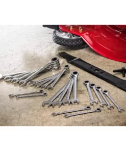 Husky 72-Tooth Ratcheting SAE/MM Combination Wrench Set (20-Piece) -Deals Hand Tools Zone Store husky ratcheting wrenches hrw20pcsmn 06 31 1000