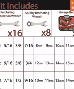 Husky SAE and Metric Ratcheting Wrench Set (24-Piece) -Deals Hand Tools Zone Store husky ratcheting wrenches hrw24pc 31 1000