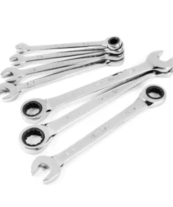 Husky Ratcheting SAE Combination Wrench Set (7-Piece)