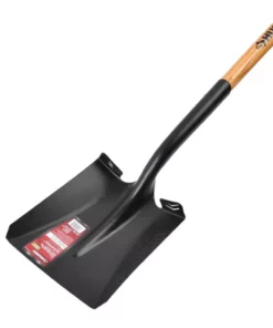 Husky 47 in. L Wood Handle Steel Transfer Shovel with Grip -Deals Hand Tools Zone Store husky shovels 618024 c3 1000