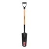 Husky 28 in. D-Grip short Wood Handle Steel Drain Spade -Deals Hand Tools Zone Store husky shovels 618029 64 1000