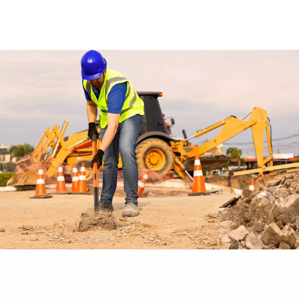 Husky 47 in. L Wood Handle Carbon Steel Transfer Shovel with Grip 7 Husky 47 in. L Wood Handle Carbon Steel Transfer Shovel with Grip - Image 5