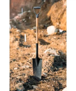 Husky 28 in. Wood Handle D-Grip Carbon Steel Drain Spade -Deals Hand Tools Zone Store husky shovels 77444 944 1f 1000