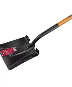Husky 5-Piece 47 in. L Wood Handle Carbon Steel Transfer Shovel with Grip Garden Tool Set -Deals Hand Tools Zone Store husky shovels 78115 942 1f 1000