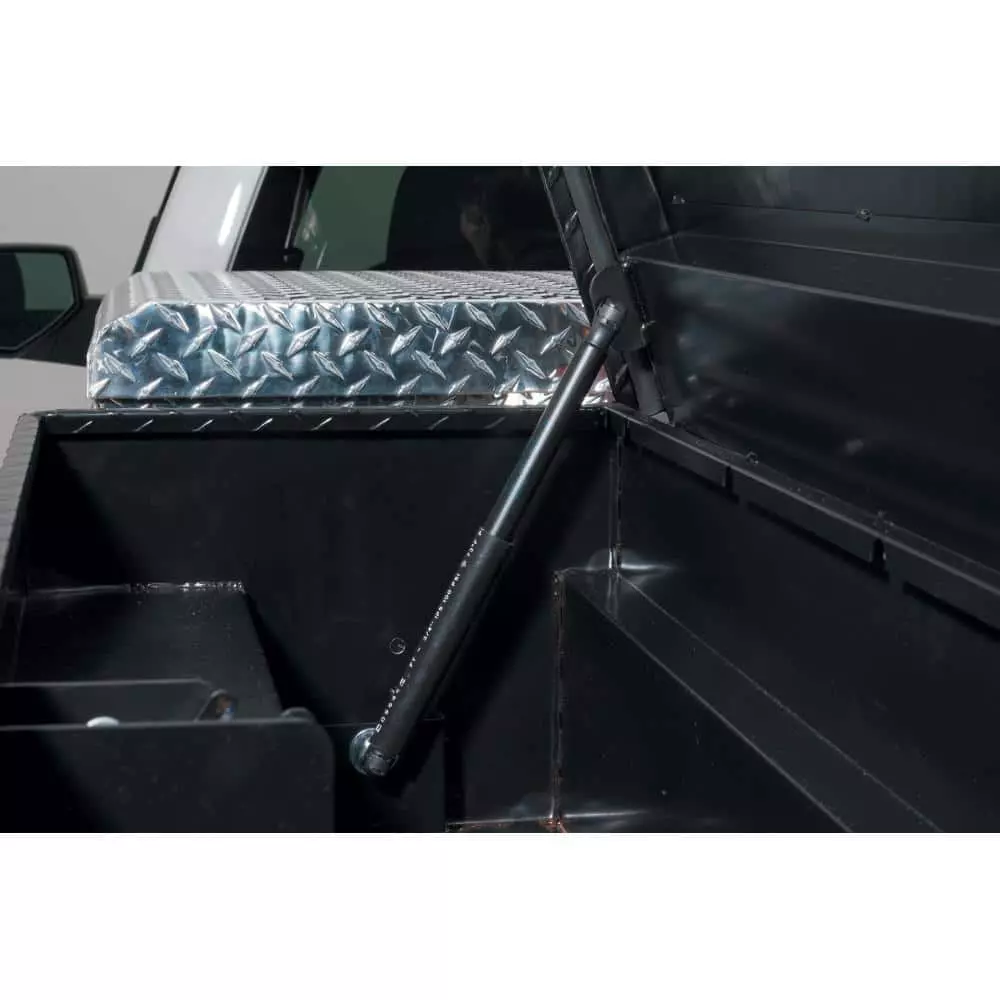 Husky 46.8 in. Matte Black Aluminum Lo-Side Side Mount Truck Tool Box 6 Husky 46.8 in. Matte Black Aluminum Lo-Side Side Mount Truck Tool Box - Image 4