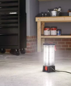 Husky 10,000-Lumen Area Utility LED Work Light -Deals Hand Tools Zone Store husky standing work lights k40190 1f 1000