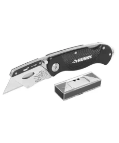 Husky Folding Lock-Back Utility Knife