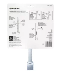 Husky 4-in-1 Combination Water Meter Valve Tool -Deals Hand Tools Zone Store husky water meter keys 410 409 0111 4f 1000