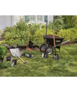 Husky 6 cu. ft. Poly Wheelbarrow with Dual Flat Free Tires -Deals Hand Tools Zone Store husky wheelbarrows wb5 fa 1000