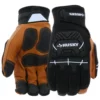 Husky Large Grain Goatskin Leather Performance Impact Work Glove with Spandex Back -Deals Hand Tools Zone Store husky work gloves hk84015 lcc6 64 1000