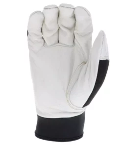 Husky Large Grain Cowhide Water Resistant Leather Performance Work Glove with Spandex Back -Deals Hand Tools Zone Store husky work gloves hk86025 lcc6 40 1000