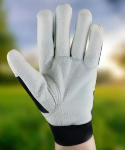 Husky Large Grain Cowhide Water Resistant Leather Performance Work Glove with Spandex Back -Deals Hand Tools Zone Store husky work gloves hk86025 lcc6 4f 1000