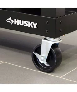 Husky 3 ft. Portable Solid Wood Top Workbench with Casters in Black -Deals Hand Tools Zone Store husky workbenches g3600s us a0 1000