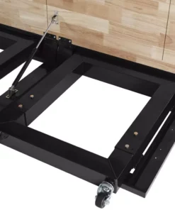 Husky 6 ft. Folding Adjustable Height Solid Wood Top Workbench in Black -Deals Hand Tools Zone Store husky workbenches g7200fw us a0 1000