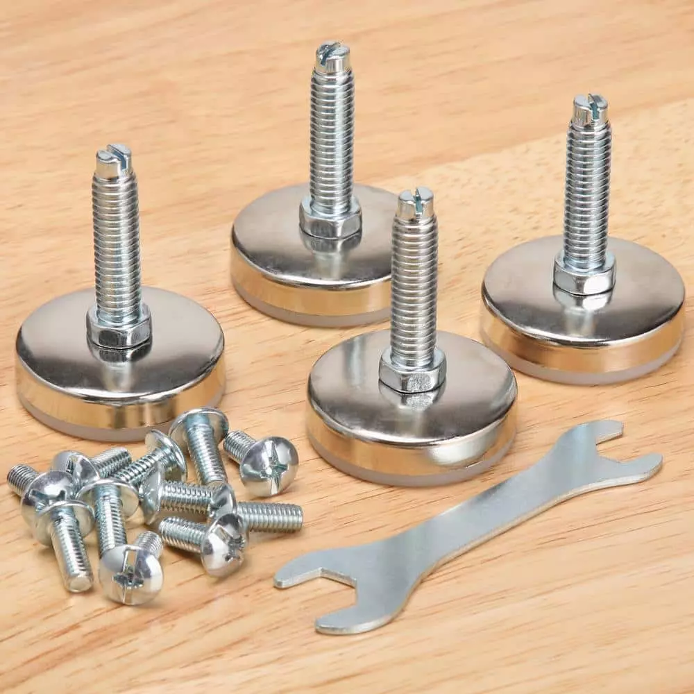 Husky 46 in. Adjustable Height Work Table with 2-Drawers in White 16 Husky 46 in. Adjustable Height Work Table with 2-Drawers in White - Image 14