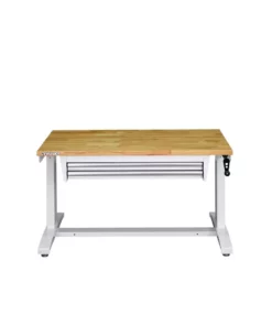 Husky 46 in. Adjustable Height Work Table with 2-Drawers in White 28 Husky 46 in. Adjustable Height Work Table with 2-Drawers in White -Deals Hand Tools Zone Store husky workbenches holt4602bj2 fa 1000
