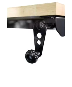 Husky 46 in. W x 24 in. D Steel Adjustable Height Solid Wood Top Workbench Table in Black -Deals Hand Tools Zone Store husky workbenches holt46xdb12 77 1000