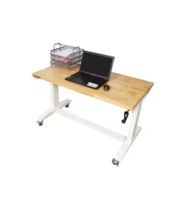 Husky 46 in. Adjustable Height Work Table in White -Deals Hand Tools Zone Store husky workbenches holt46xdbj2 66 1000