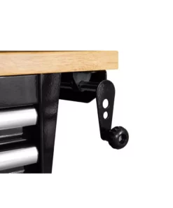 Husky 52 in. Adjustable Height Work Table with 2-Drawers in Black -Deals Hand Tools Zone Store husky workbenches holt5202b12 76 1000