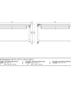 Husky 52 in. Adjustable Height Workbench Table with 2-Drawers in White -Deals Hand Tools Zone Store husky workbenches holt5202bj1 c3 1000