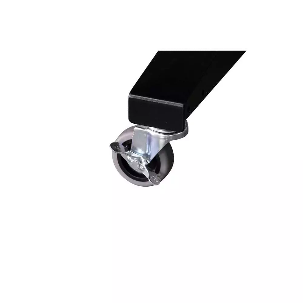 Husky 52 in. W x 24 in. D Adjustable Height Solid Wood Top Workbench Table in Black 12 Husky 52 in. W x 24 in. D Adjustable Height Solid Wood Top Workbench Table in Black - Image 10