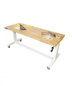 Husky 62 in. Adjustable Height Work Table in White -Deals Hand Tools Zone Store husky workbenches holt62xdbj2 66 1000