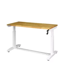 Husky 62 in. Adjustable Height Work Table in White -Deals Hand Tools Zone Store husky workbenches holt62xdbj2 c3 1000