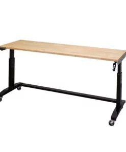 Husky 72 in. Adjustable Height Work Table