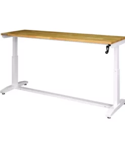 Husky 72 in. Adjustable Height Work Table in White -Deals Hand Tools Zone Store husky workbenches holt72xdbj2 4f 1000