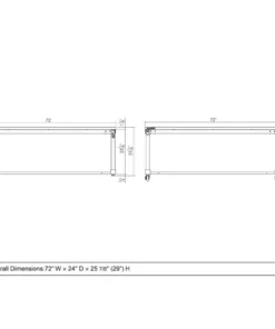 Husky 72 in. Adjustable Height Work Table in White -Deals Hand Tools Zone Store husky workbenches holt72xdbj2 a0 1000
