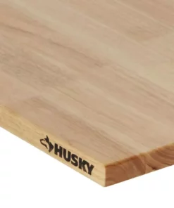 Husky 84 in. Solid Wood Work Surface for Heavy Duty Welded Steel Garage Storage System -Deals Hand Tools Zone Store husky workbenches htc1000003 40 1000