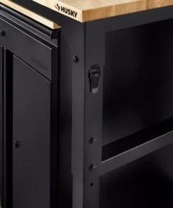 Husky 6 ft. Adjustable Height Solid Wood Top Workbench in Black for Heavy Duty Welded Steel Garage Storage System 19 Husky 6 ft. Adjustable Height Solid Wood Top Workbench in Black for Heavy Duty Welded Steel Garage Storage System -Deals Hand Tools Zone Store husky workbenches htc1000004 66 1000