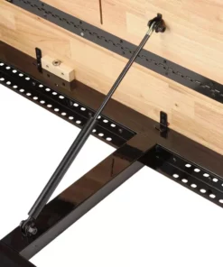 Husky 6 ft. Folding Adjustable Height Solid Wood Top Workbench in Black -Deals Hand Tools Zone Store husky workbenches wsh72fwb 1d 1000