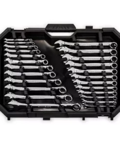 Husky SAE/MM Combination Wrench Set (24-Piece) -Deals Hand Tools Zone Store husky wrench sets hcw24pcsm 05 77 1000