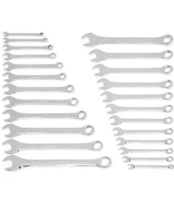 Husky SAE/MM Combination Wrench Set (24-Piece) -Deals Hand Tools Zone Store husky wrench sets hcw24pcsm 05 c3 1000