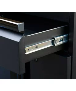 Husky Regular Duty Welded 24-Gauge Steel 1-Drawer 2-Door Garage Base Cabinet in Black (24 in. W x 33 in. H x 16 in. D) -Deals Hand Tools Zone Store matte black powder coating husky free standing cabinets g2401b us 4f 1000