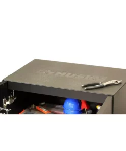 Husky Regular Duty Welded 24-Gauge Steel 2-Door Garage Base Cabinet in Black (24 in. W x 33 in. H x 16 in. D) -Deals Hand Tools Zone Store matte black powder coating husky free standing cabinets g2402b us 1f 1000