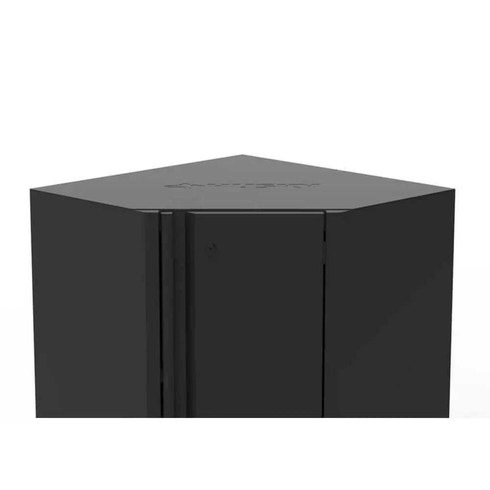Husky Regular Duty Welded 24-Gauge Steel Corner Garage Base Cabinet in Black (28 in. W x 33.5 in. H x 28 in. D) 8 Husky Regular Duty Welded 24-Gauge Steel Corner Garage Base Cabinet in Black (28 in. W x 33.5 in. H x 28 in. D) - Image 6