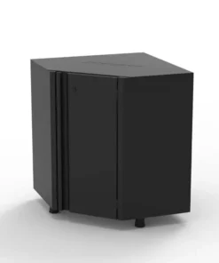 Husky Regular Duty Welded 24-Gauge Steel Corner Garage Base Cabinet in Black (28 in. W x 33.5 in. H x 28 in. D) 12 Husky Regular Duty Welded 24-Gauge Steel Corner Garage Base Cabinet in Black (28 in. W x 33.5 in. H x 28 in. D) -Deals Hand Tools Zone Store matte black powder coating husky free standing cabinets g2801cb us c3 1000