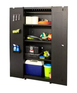 Husky Regular Duty Welded 24-Gauge Steel Freestanding Garage Cabinet in Black (31 in. W x 75 in. H x 20 in. D) 18 Husky Regular Duty Welded 24-Gauge Steel Freestanding Garage Cabinet in Black (31 in. W x 75 in. H x 20 in. D) -Deals Hand Tools Zone Store matte black powder coating husky free standing cabinets h30locker 1d 1000