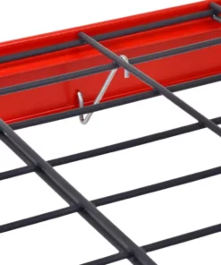 Husky 5-Tier Heavy Duty Steel Garage Storage Shelving Unit in Red (48 in. W x 78 in. H x 24 in. D) -Deals Hand Tools Zone Store red black husky freestanding shelving units mr482478w5 r 44 1000