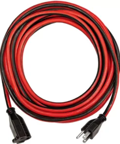Husky 25 ft. 14/3 Indoor/Outdoor Extension Cord, Red and Black -Deals Hand Tools Zone Store red black husky general purpose cords hd 277 533 c3 1000