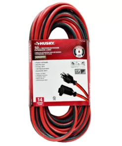 Husky 50 ft. 14/3 Extension Cord