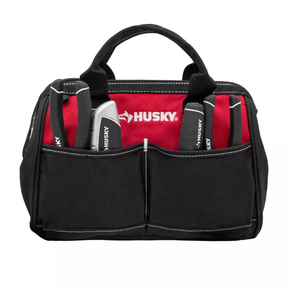Husky 12 in 4 Pocket Zippered Tool Bag 9 Husky 12 in 4 Pocket Zippered Tool Bag - Image 7