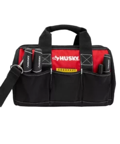 Husky 15 in. 8 Pocket Zippered Tool Bag -Deals Hand Tools Zone Store red black husky tool bags hd60015 th c3 1000