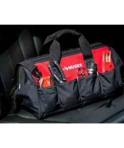Husky 18 in. 14 Pocket Zippered Tool Bag -Deals Hand Tools Zone Store red black husky tool bags hd60018 th 31 1000