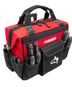 Husky 18 in. 18 Pocket Rolling Tool Bag 16 Husky 18 in. 18 Pocket Rolling Tool Bag -Deals Hand Tools Zone Store red black husky tool bags hd65018 th c3 1000