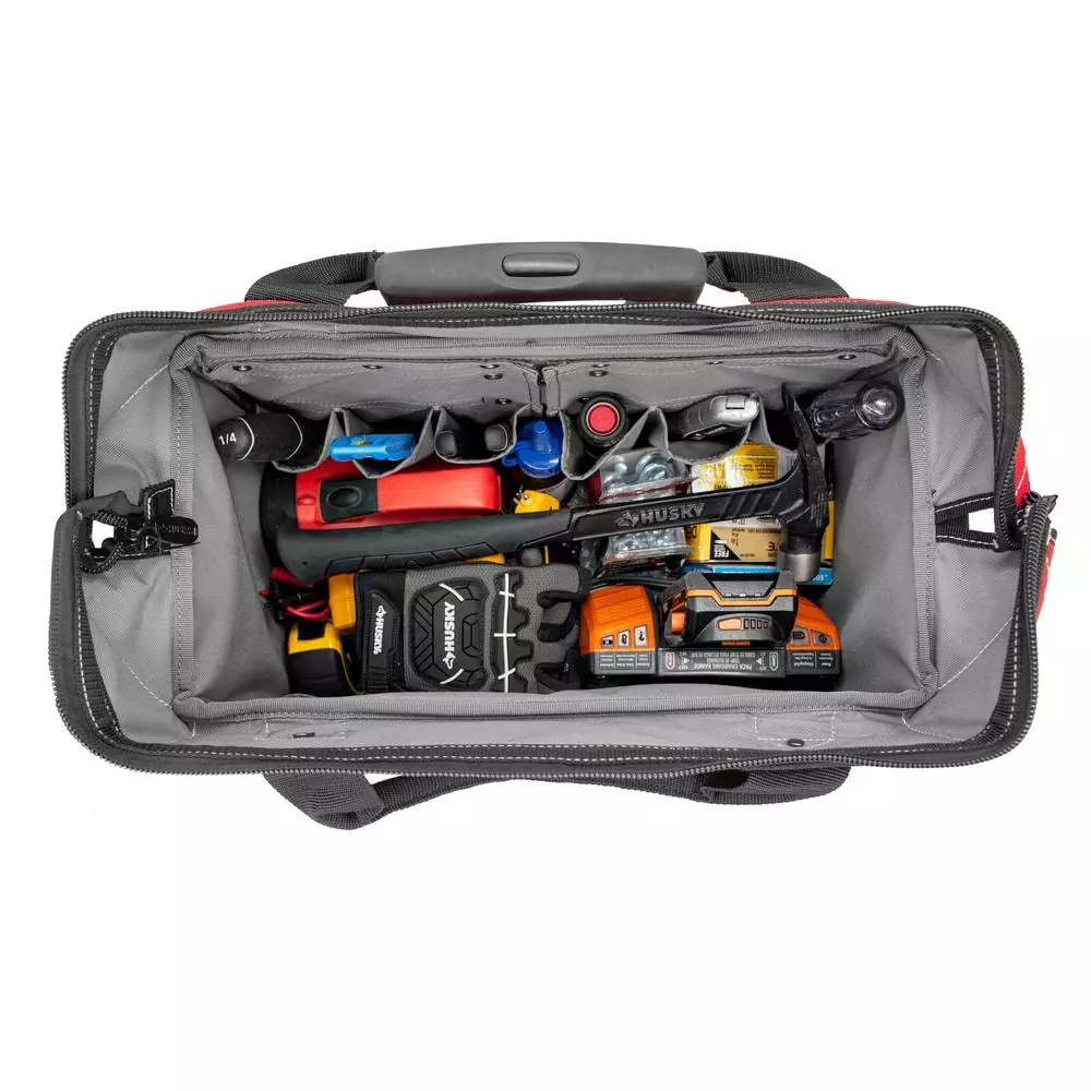 Husky 18 in. 18 Pocket Rolling Tool Bag 4 Husky 18 in. 18 Pocket Rolling Tool Bag - Image 2