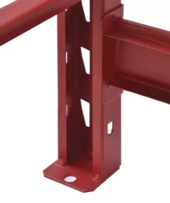 Husky 3-Tier Heavy Duty Industrial Welded Steel Garage Storage Shelving Unit in Red (65 in. W x 54 in. H x 24 in. D) -Deals Hand Tools Zone Store red husky freestanding shelving units hbr652454w3 r 31 1000